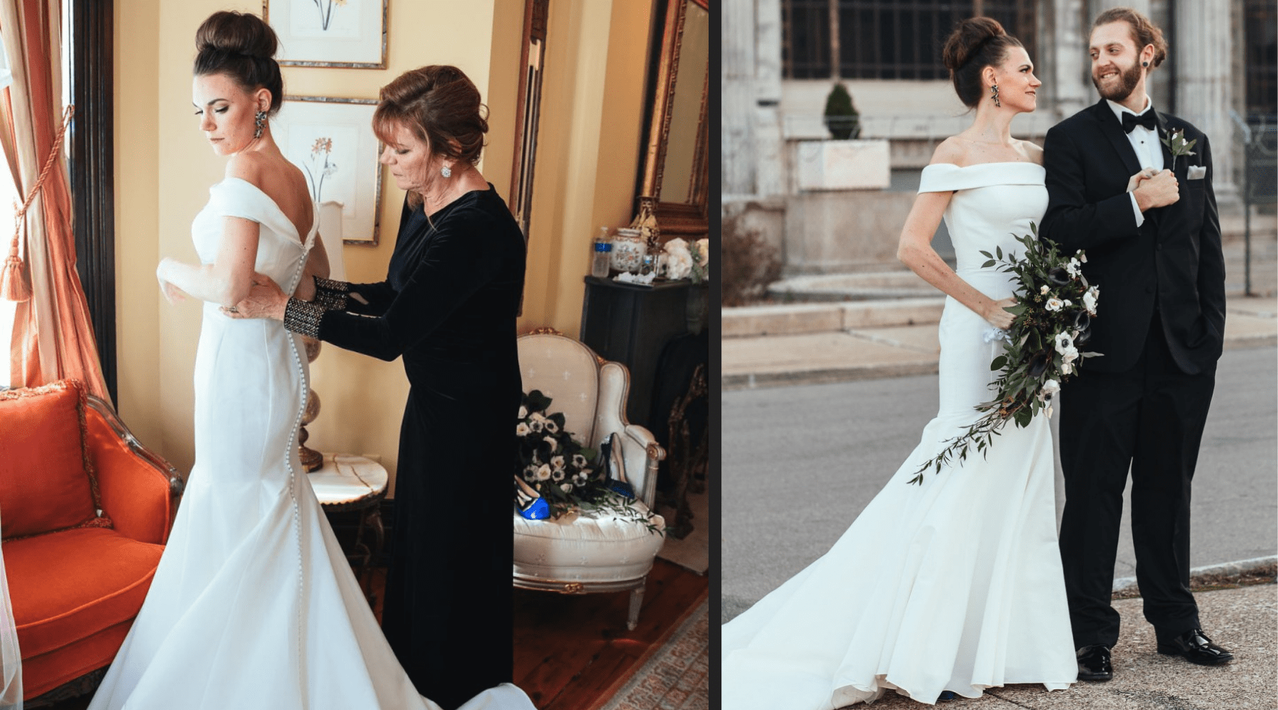 Robe blanche et mystère autour de Karine Le Marchand